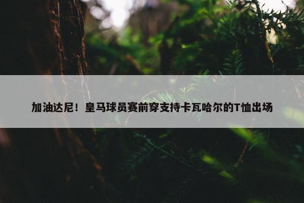 加油达尼！皇马球员赛前穿支持卡瓦哈尔的T恤出场